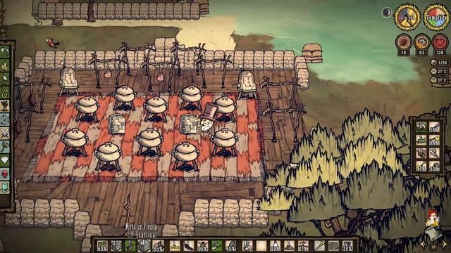 Don't Starve Shipwrecked en Español con Woodlegs Ep. 66: Cajas de Abejas con Diseño, Sabuesos, Muro смотреть онлайн