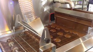 Глазирование кондитерских изделий - печенье "Ромашка"