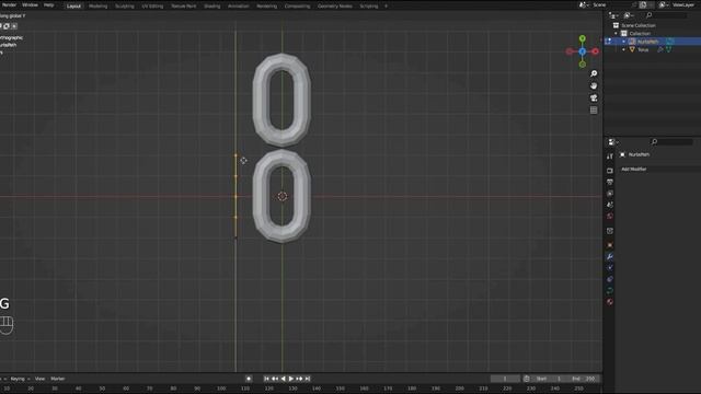 Как создать цепь в Blender смотреть онлайн
