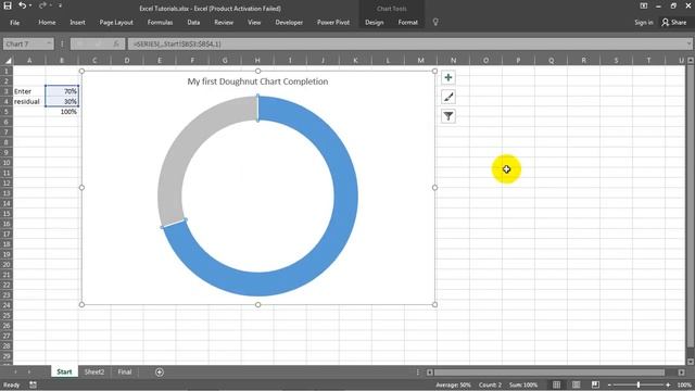 Excel Doughnut Chart in 3 minutes - Watch Free Excel Video (Pie Chart)