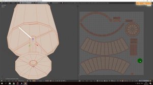 Развертка 3D модели,уроки по Blender 3D,канал Игрострой,как создать игру