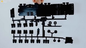 Сборная модель городского автобуса МАЗ-203 . Распаковка