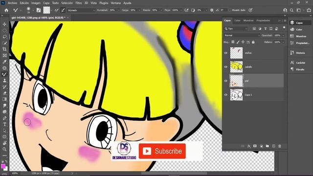 ?Como usar la Herramienta ? PINCEL MEZCLADOR ?️Photoshop 2021 Aprende a Difuminar y Mezclar colore смотреть онлайн