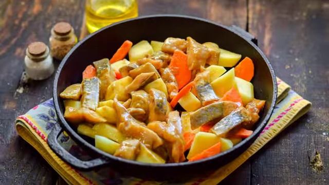 Селедка с картошкой в духовке
