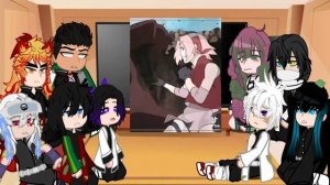 Hashiras React to Sakura Haruno||DS||NARUTO||1/?||??