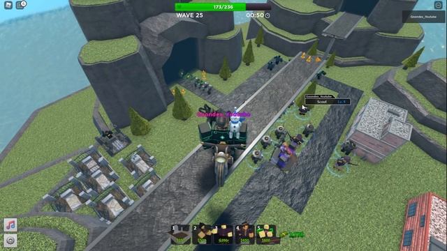 New Scout and Hunter Fallen Mode Roblox Tower Defense Simulator смотреть онлайн