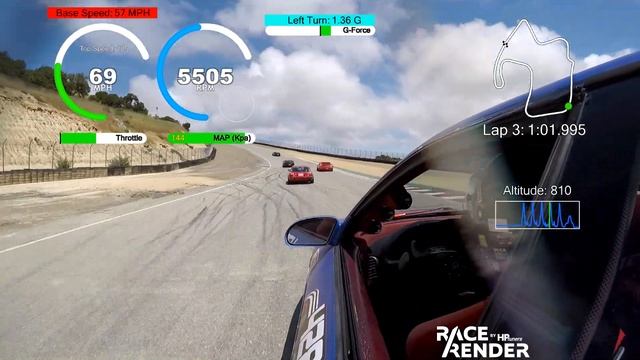 Turbo Ford Probe at Laguna Seca! смотреть онлайн
