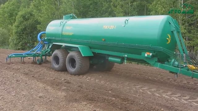 Машина для внесения жидких органических удобрений МЖУ-20-1. Внутрипочвенное внесение смотреть онлайн