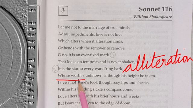 ISC | CLASS 11| NEW SYLLABUS |  WILLIAM SHAKESPEARE| SONNET 116| LINE BY LINE EXPLANATION|  THEME 💞