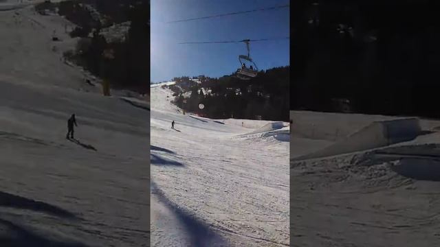 Jump in Monte Bondone (Italy) skipark