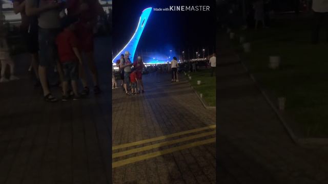 Отдыхаю в Сочи Поющие фонтаны Стадион Фишт+форма Криштиану Роналду смотреть онлайн