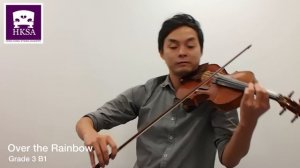 2016-2019 Grade 3 B:1 B1 ABRSM Violin Exam - Over the Rainbow from The Wizard of Oz -Arlen & Harbur