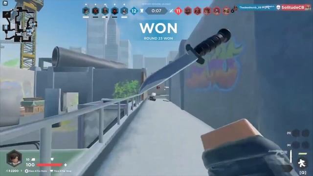 NEW RARE Karambit Knife in Rush Point! (Roblox Valorant) смотреть онлайн