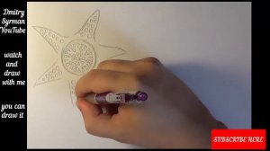 How to draw alien worm, Как нарисовать инопланетного монстра червя