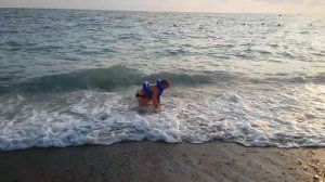 Море в Новомихайловском. 30 июля 2019 г.