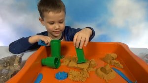 Лепим замок из песка