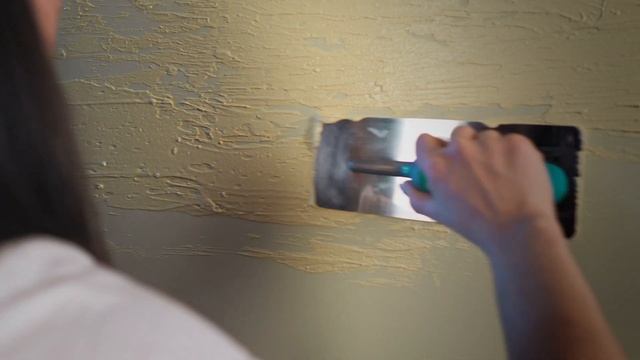 Фактурная Штукатурка Своими Руками/ Textured Plaster DIY