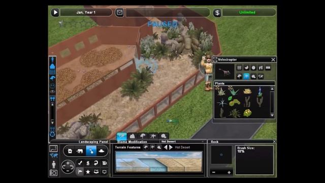 Zoo Tycoon 2: Velociraptor Exhibit Speed Build смотреть онлайн