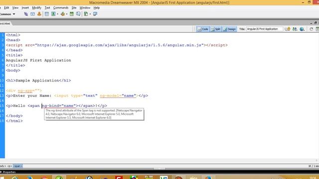 how to run first AngularJS program