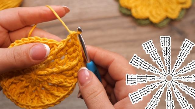 Мини салфетки – подставки крючком ? Mini Crochet Doily patterns смотреть онлайн