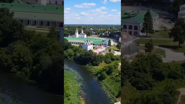 Атмосферная прогулка по реке Каменка в Суздале.