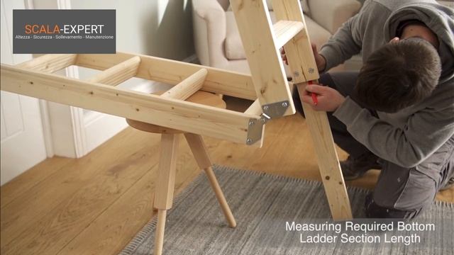Scala retrattile in legno смотреть онлайн