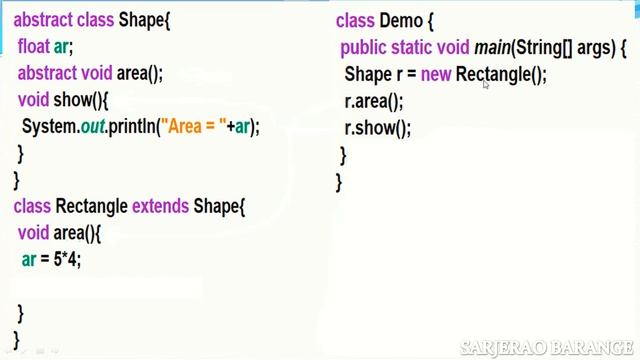 abstract class in java. can abstract class have constructors? abstraction in java