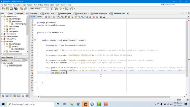 Calculando promedio en Netbeans con Java | System.out.println смотреть онлайн