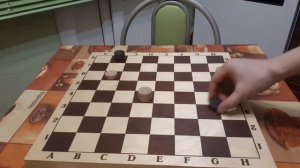 Самое сложное окончание в русских шашках.