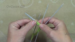 Узор "Рис" спицами. 2 способа вязания. Вяжем с Оксаной Валерьевной.