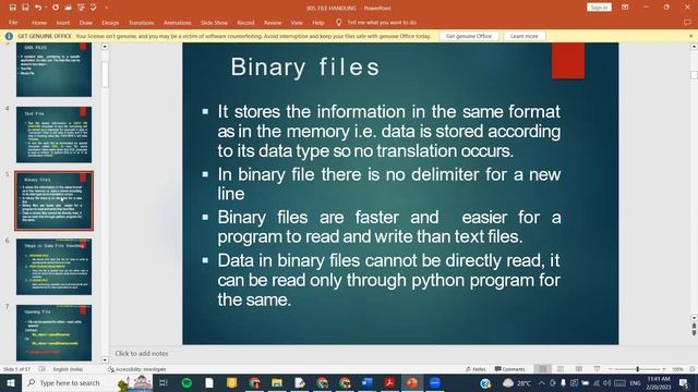 File Handling Basics in Python | Python File Handling | Class 12 | class 11 | Text & Binary Files