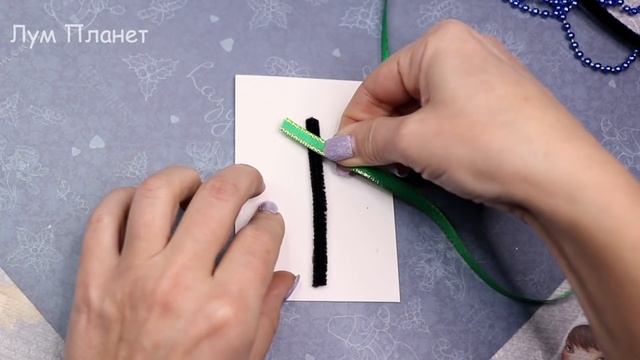 4 DIY Мини ОТКРЫТКА на Новый Год своими руками! Из 1 листа и разных материалов смотреть онлайн