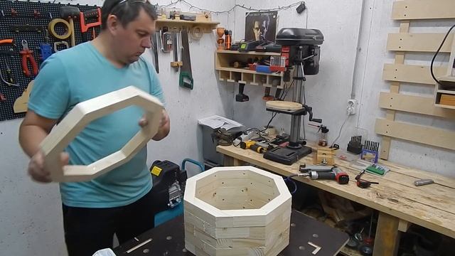 Кашпо для цветов. DIY Wooden Planter Box. Кашпо смотреть онлайн