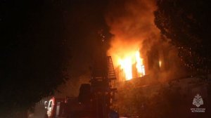 ?Ночной пожар на ул. Куйбышева