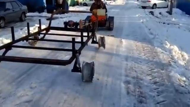 Гусеничный самодельный вездеход №1