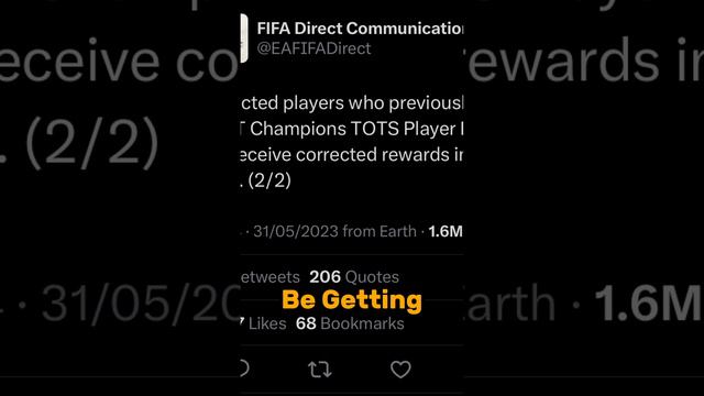 EA Sports HAVE MESSED UP MASSIVELY!!!! #fifa #fifa23 #fut смотреть онлайн