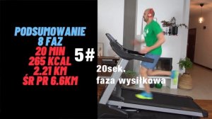 Interwał na bieżni elektrycznej Spirit XT285 HIIT na odchudzanie i na zdrowie