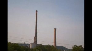 Снос трубы ТЭЦ в Германии