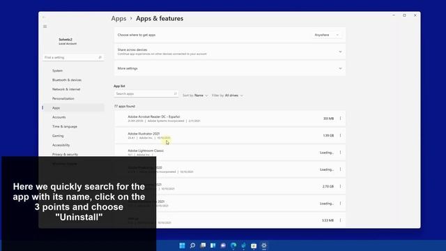 ❌ How to Uninstall Microsoft Store Apps