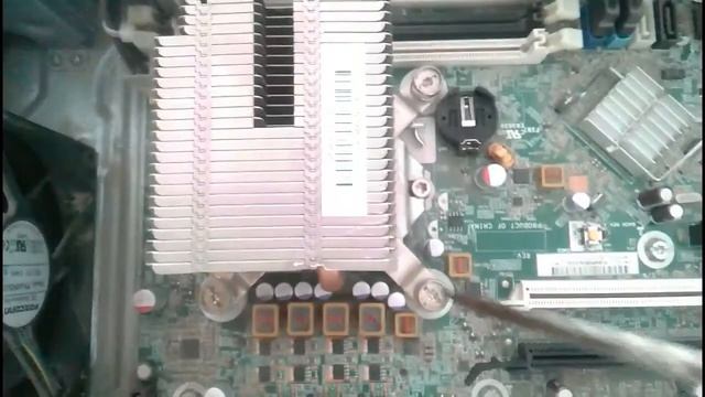 How to fix | No boot | no beeps | no display | green lights on | HP Compaq 8200 Elite