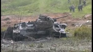 Подъем танка ОТ 34