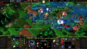 【抗压局之烦人爆飞龙 然而果然翻盘】Warcraft III 2v2 NE+🇩🇰UD vs 🇨🇳OC+🇭🇷OC W3C 1.36.1 魔兽争霸III：重制版