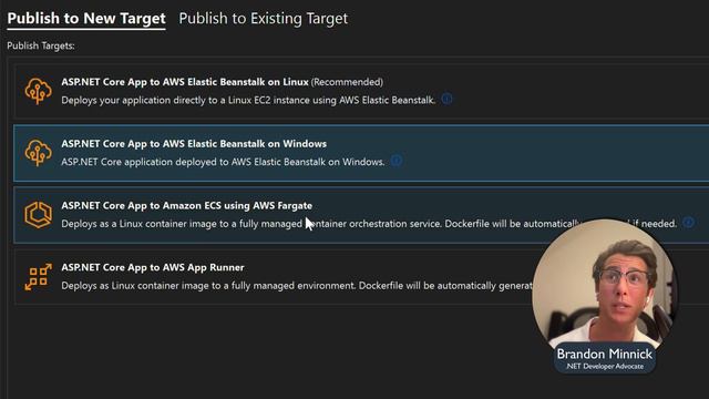 Publishing Code Directly to AWS using Visual Studio