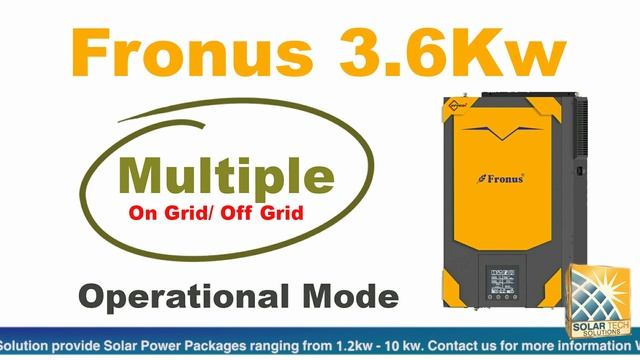 Fronus 3.6KW Complete Details