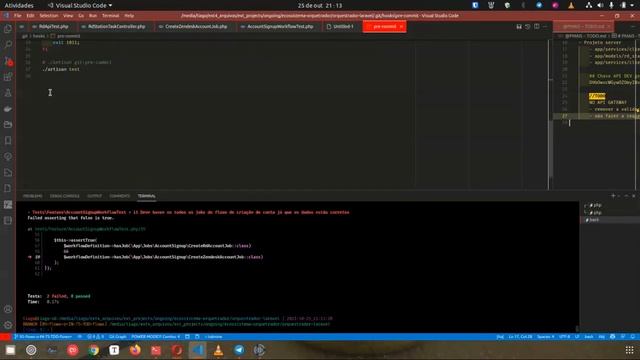 Executando testes antes do commit - GIT hooks 'pre commit' #git #githooks #php #laravel #tdd #tddph смотреть онлайн