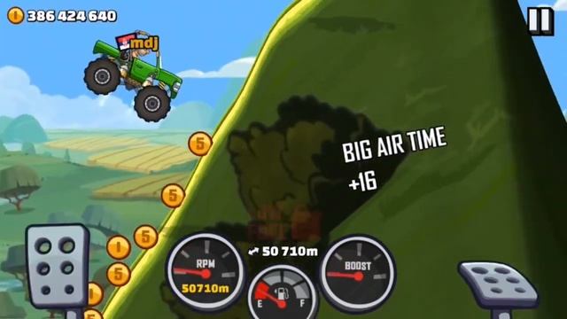 Hill Climb Racing 2: 100 000 meters in COUNTRYSIDE
