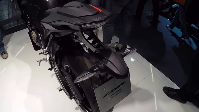 Honda CBR 1000 RR Fireblade matte black colour super power motor bike motorcycle walkaround K1082 смотреть онлайн