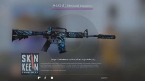 M4A1-S Ночной кошмар (Закаленное в боях) - скин КС ГО