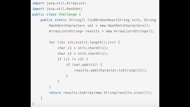 Broken Keyboard Java Coding Challenge | Edabit | How'd You Code That? смотреть онлайн