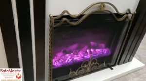 Экран кованый для камина защитный 6376